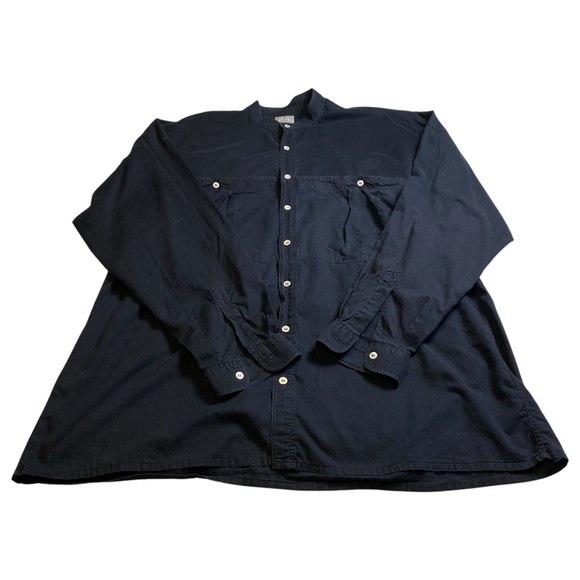 Marithe Francois Girbaud Vintage Black Button Down, S - Picture 3 of 7